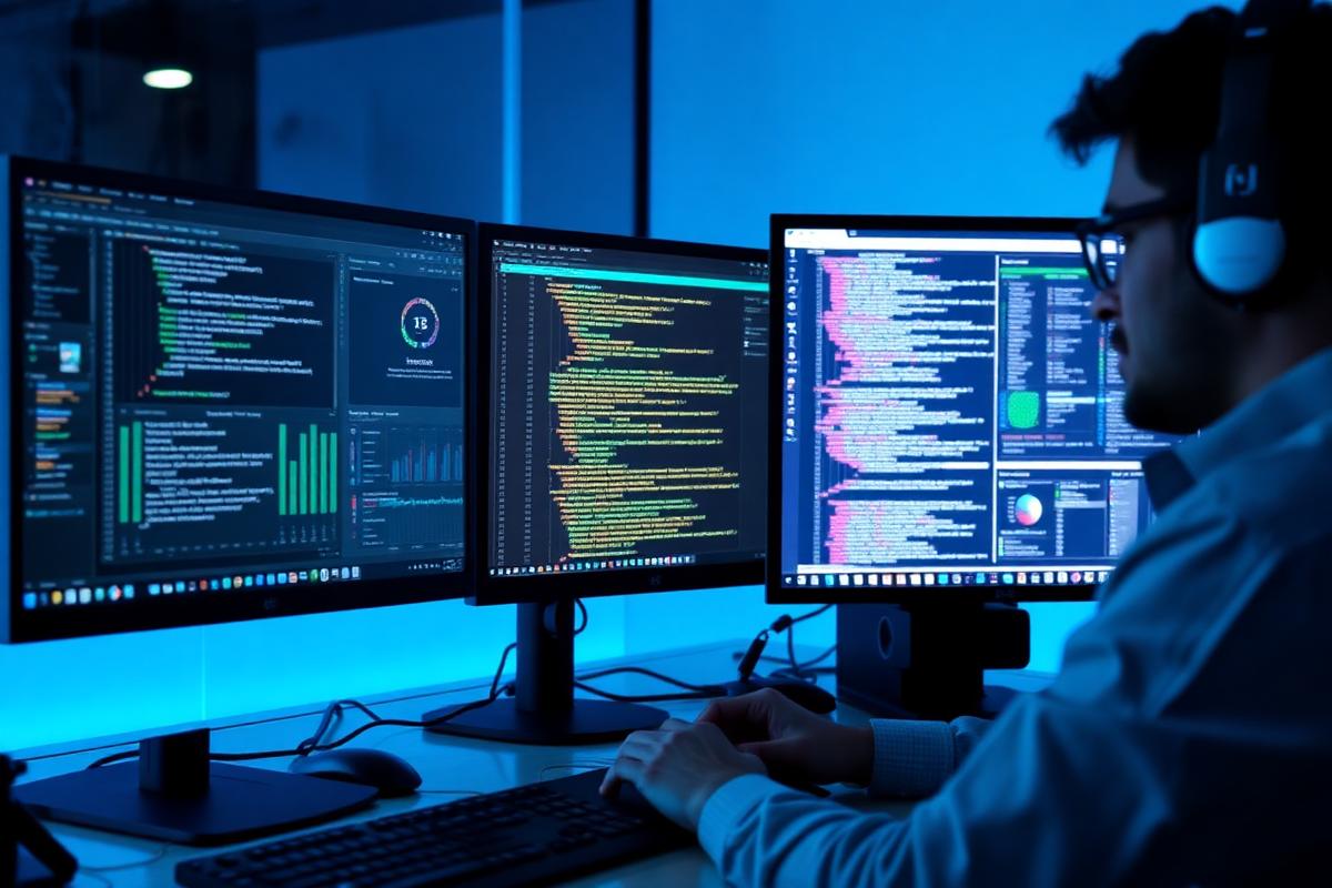 Engineer building secure software